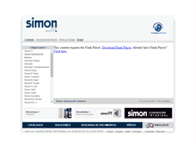 Tablet Screenshot of international.simon.es